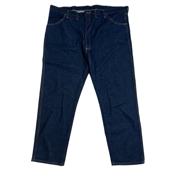 Rustler Men's Size 44x30 Dark Blue Jeans Denim Pants NWOT - Picture 1 of 4